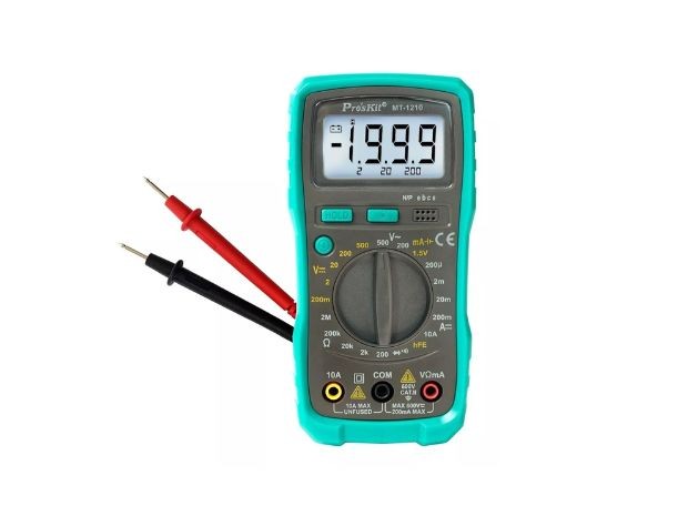 &u+  TESTER DIGITAL PROF COMPACTO PROSKIT MT-1210 (IPK 01210)